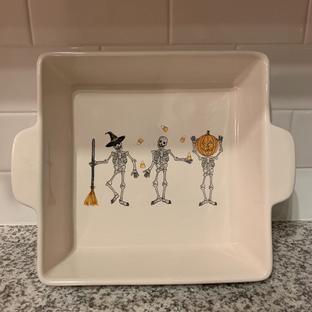 Rae dunn Trick or Treat baking dish